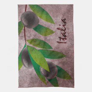 Italia Olives Kitchen Towel