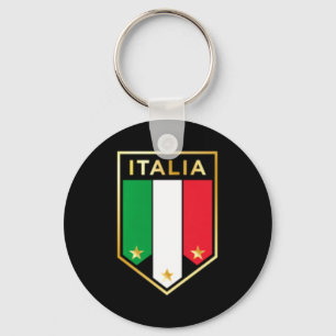 Italia Print Proud Italian Italian Soccer Jers T S Keychain