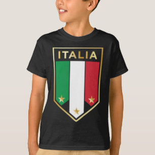 Italia Print - Proud Italian - Italian Soccer Jers T-Shirt