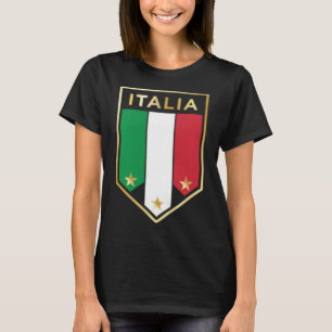 Italia Print - Proud Italian - Italian Soccer Jers T-Shirt