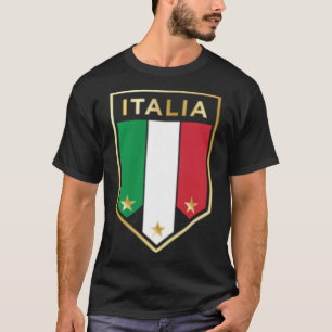Italia Print - Proud Italian - Italian Soccer Jers T-Shirt