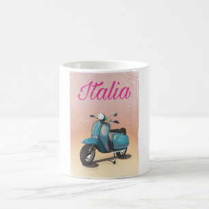 Italia Scooter travel poster Coffee Mug