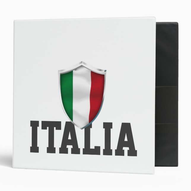 ITALIA   White Edition Binder (Front/Inside)