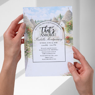 Italian Alberobello That’s Amore Bridal Shower Invitation
