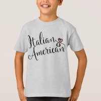 Italian American Entwinted Hearts