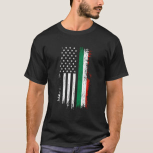 Italian American Flag - Pride Italy Usa T-Shirt