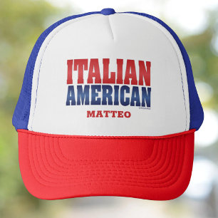 Italian American Personalized Trucker Hat