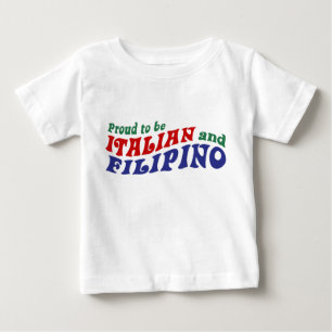 Italian and Filipino Baby T-Shirt