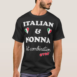 Italian And Grandma Best Italian Nonna children bi T-Shirt