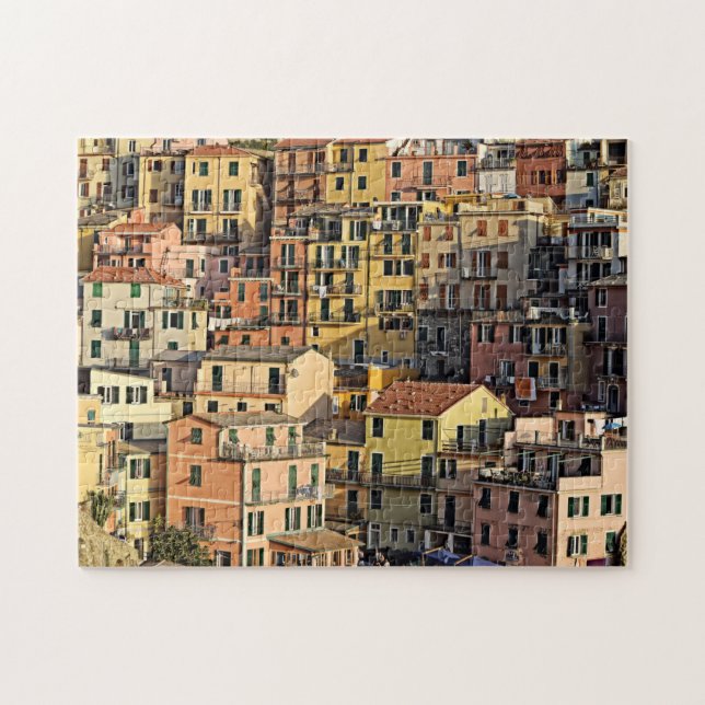Italian Apartment Living in Manarola Puzzle (Horizontal)