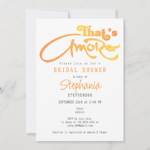 Italian Aperol Cocktail That's Amore Bridal Shower Invitation