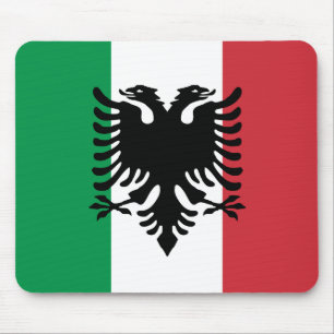 Italian Arberesh, Italy flag Mouse Pad