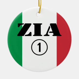 Italian Aunts : Zia Numero Uno Ceramic Ornament
