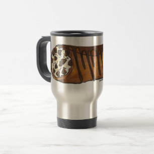 Italian Bakery Chocolate Chip Cannoli Pastry Food Travel Mug