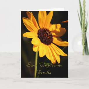 Italian Birthday Card For Sister