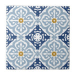 Italian Blue Decorative Ceramic Tile<br><div class="desc">Can be fully customized to suit your needs.
© Gorjo Designs. Made for you via the Zazzle platform.
// Need help customizing your design? Got other ideas? Feel free to contact me (Zoe) directly.</div>