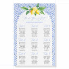 Italian Blue Positano Lemon Find Your Seat Chart