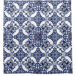 Italian Blue & White Sicilian Majolica Tiles