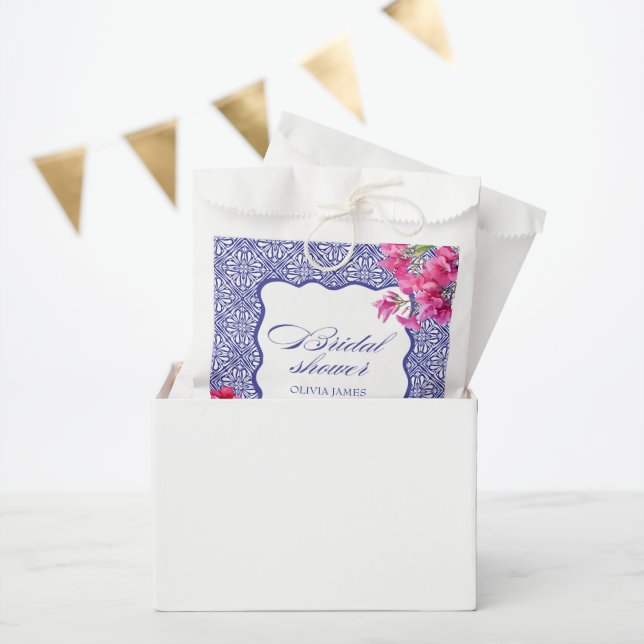 Italian bougainvillea bridal shower favour bag (Party)