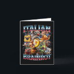 Italian Brain Rot Italian Brainrot Funny Memes Boy Card<br><div class="desc">Italian Brain Rot Italian Brainrot Funny Memes Boy Kids</div>