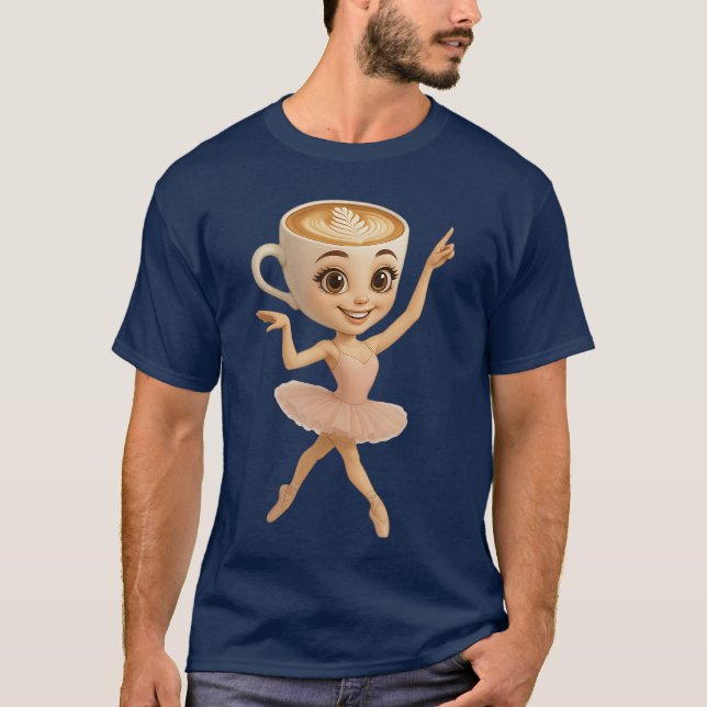 Italian Brainrot AIGenerated Character Ballerina C T-Shirt (Front)