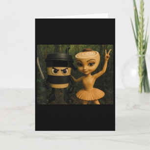 Italian Brainrot Ballerina Cappuccina Cappuccino I Card