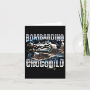 Italian Brainrot Bombardino Crocodilo  Card