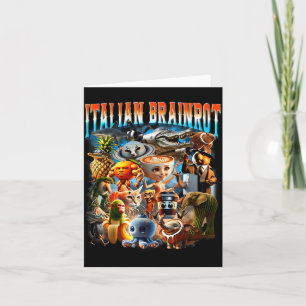 Italian Brainrot Characters Funny Meme Pular Trend Card