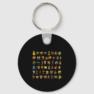 Italian Brainrot Gen-z Meme Funny Brain Rot Christ Keychain