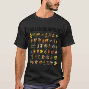 Italian Brainrot Gen-z Meme Funny Brain Rot Christ T-Shirt