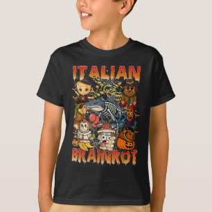 Italian Brainrot Meme Italian Brainrot Halloween C T-Shirt