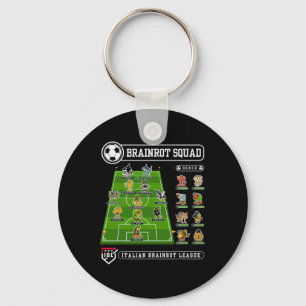 Italian-brainrot Sport Meme Soccer Squad Footll Fu Keychain