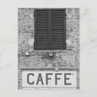 Italian Caffè Postcard