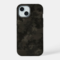 Italian Camo Midnight Black Unique Cargo Pattern