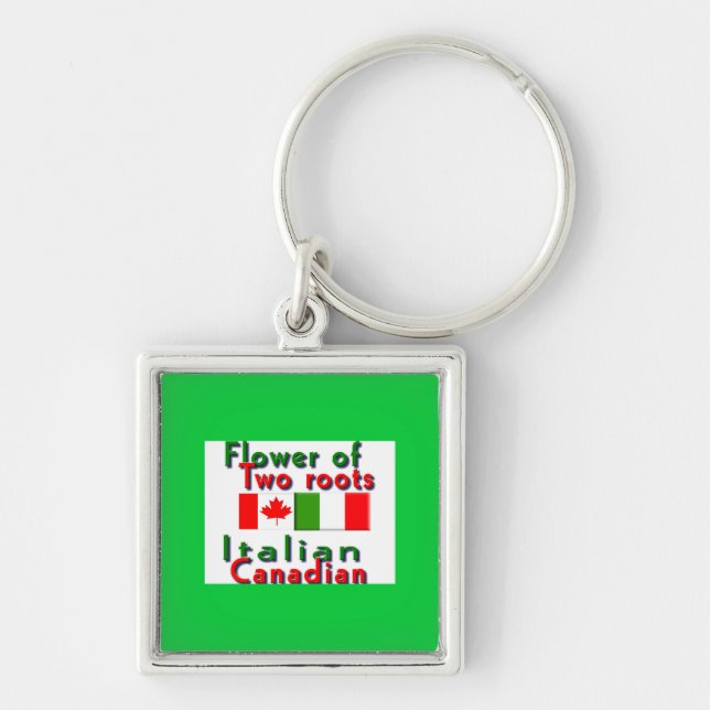 Italian-Canadian Keychain (Front)
