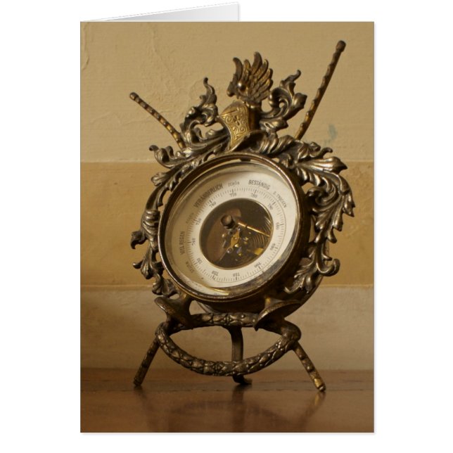 Italian cards, Barometer Trento (Front)