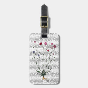 Italian Carnation 5 Luggage Tag