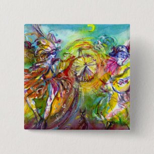 ITALIAN CARNIVAL / Dance,Music,Theatre 2 Inch Square Button