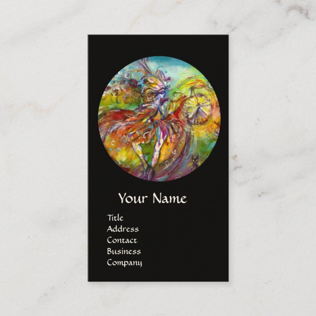 ITALIAN CARNIVAL /Dance ,Music,Theatre Artist Business Card (Front)