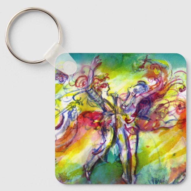 ITALIAN CARNIVAL / Dance,Music,Theatre Keychain (Front)
