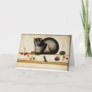Italian Cat Greeting Card