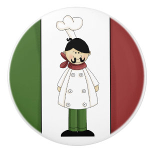 Italian Chef #5 Ceramic Knob