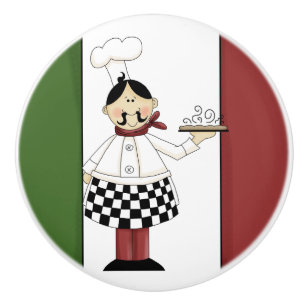 Italian Chef #7 Ceramic Knob
