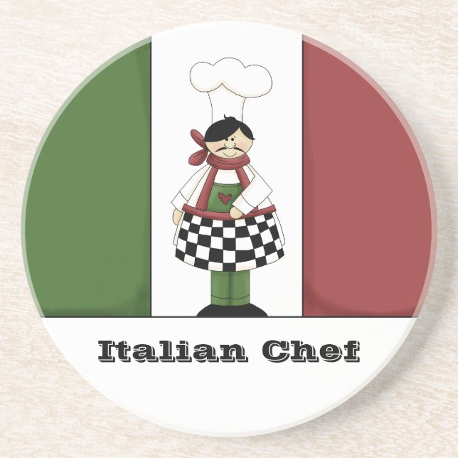 Italian Chef #8 Coaster (Front)