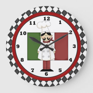 Italian Chef Clock 6
