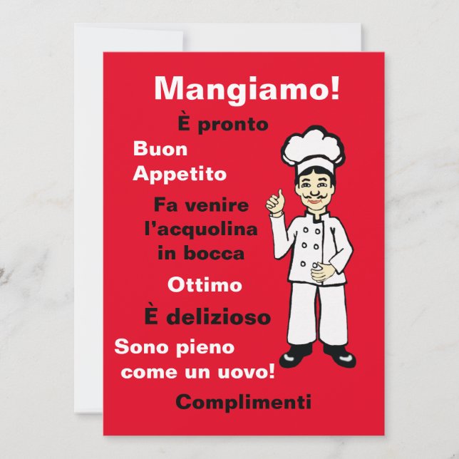 Italian Chef - Mangiamo (Front)