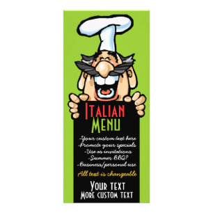 Italian chef party catering menu pizza bbq