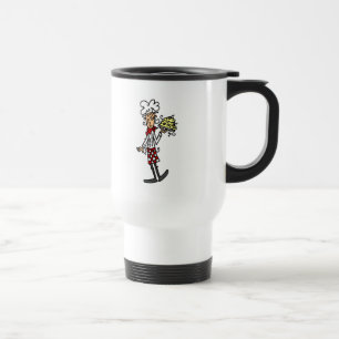 Italian Chef With Spaghetti Tshirts and Gifts Travel Mug