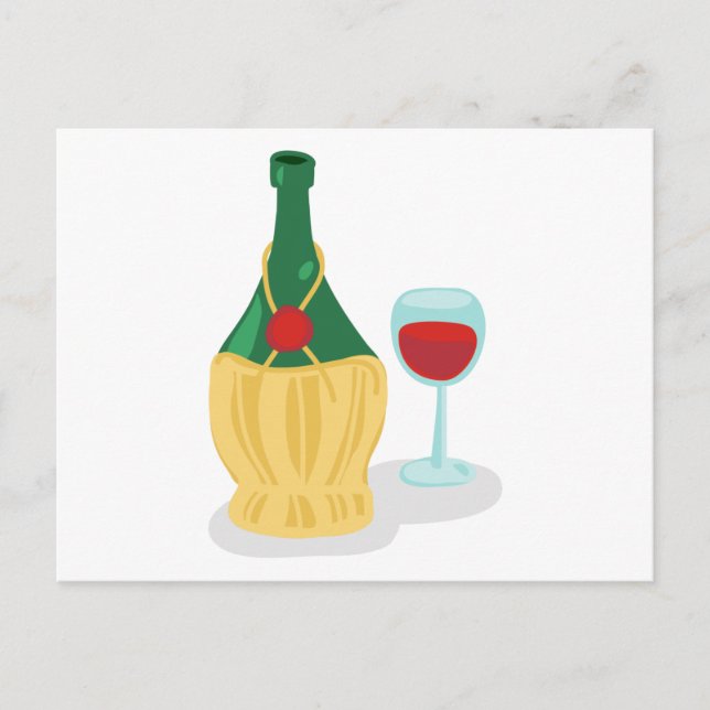 Italian Chianti Postcard (Front)