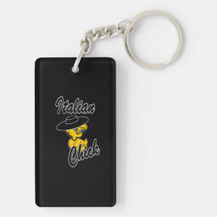 Italian Chick #4 Keychain